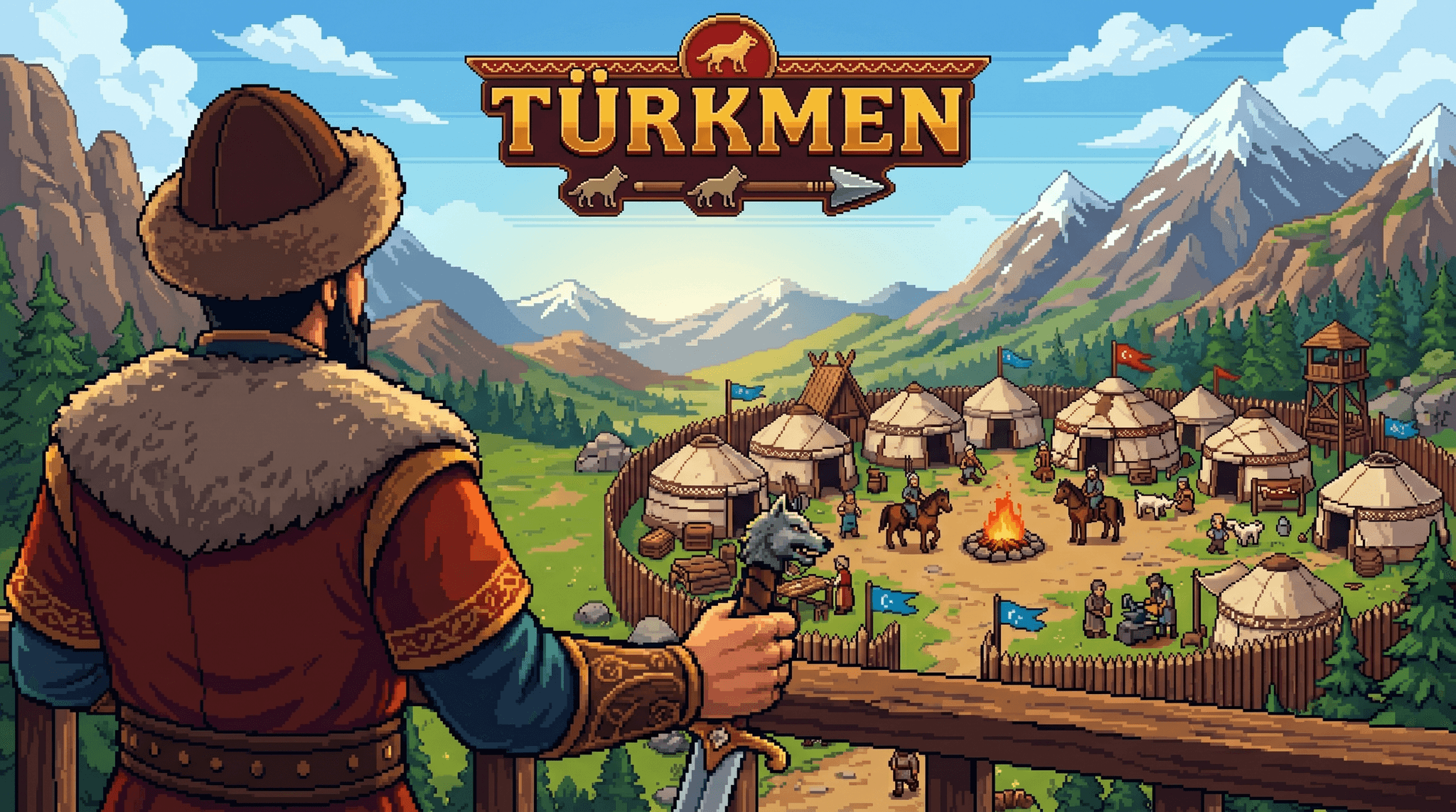 TÜRKMEN – Pixel Art Strategy Game